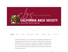 Tablet Screenshot of calbach.org